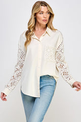 Follow Along Crochet Sleeve Button Up