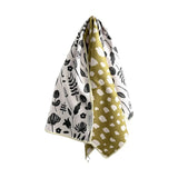 Neutral Meadow Reversible Waffle Towel