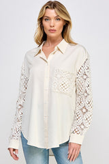 Follow Along Crochet Sleeve Button Up