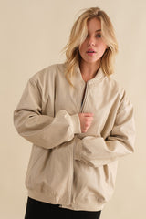 Kendall Oversized Bomber Jacket