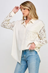 Follow Along Crochet Sleeve Button Up