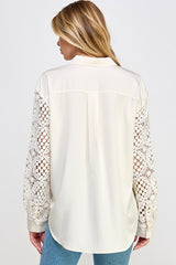 Follow Along Crochet Sleeve Button Up