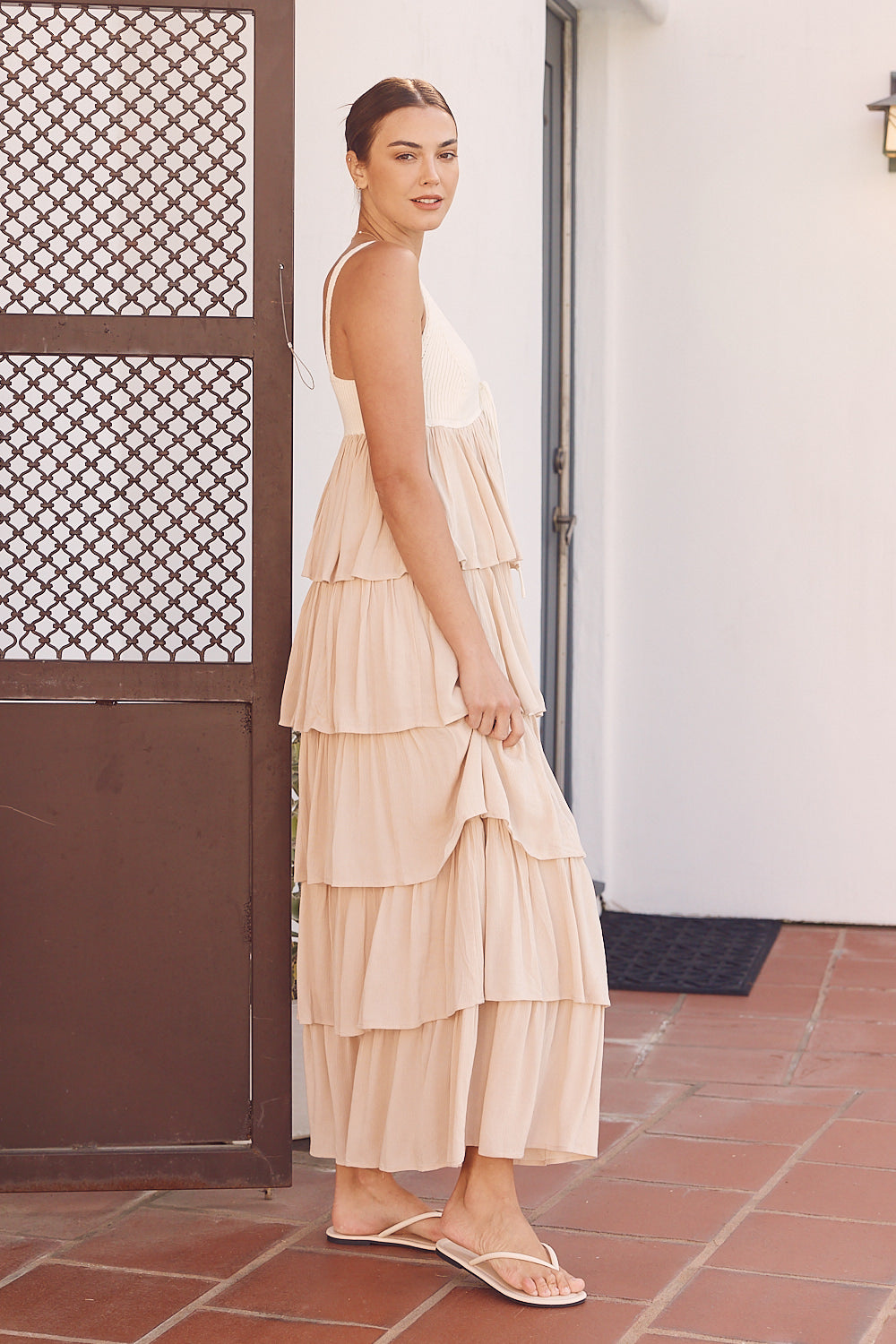Blissful Moments Tiered Maxi Dress
