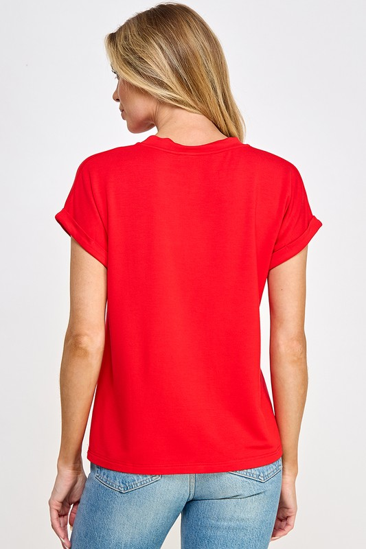 Be The One V Neck Tee
