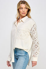 Follow Along Crochet Sleeve Button Up