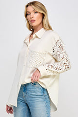 Follow Along Crochet Sleeve Button Up