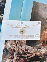 Zodiac Baguette Stone Necklace