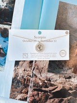 Zodiac Baguette Stone Necklace