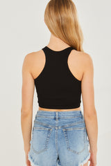 Peyton Ribbed Crop Tank