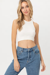 Peyton Ribbed Crop Tank