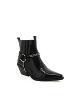 Ellison Black Patent Western Boot