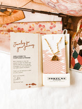 Fortune & Frame Letter Necklace