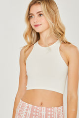 Peyton Ribbed Crop Tank