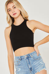 Peyton Ribbed Crop Tank