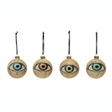 3" Round Glass Eyeball Ornament