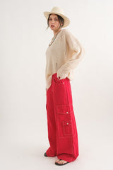 New Day Wide Leg Cargo Jean