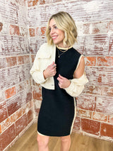 Krissa Mock Neck Sweater Dress
