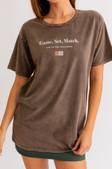 Game, Set, Match Graphic Tee