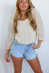 Elena High Rise Vintage Short