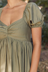 Summer Breeze Babydoll Midi Dress
