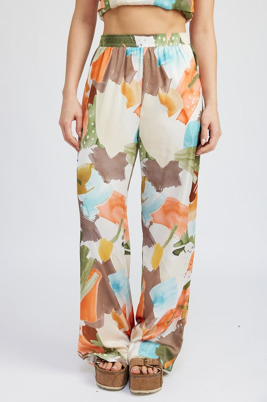 Here With You Satin Pants