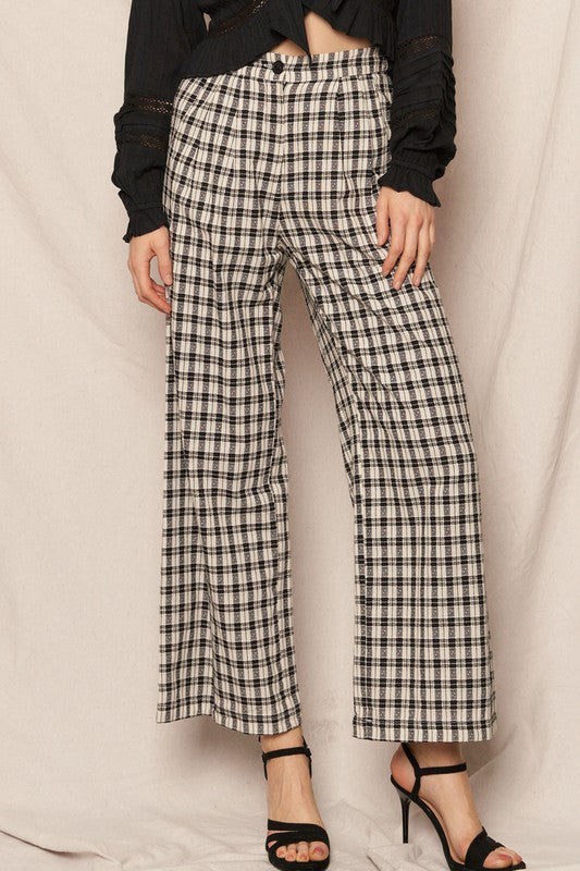Turned Upside Down Plaid Pants