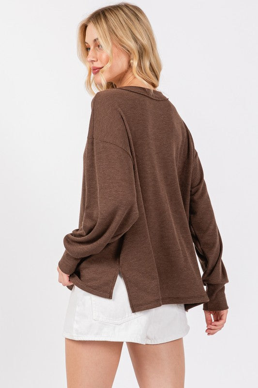 The Way I Feel V-Neck Top