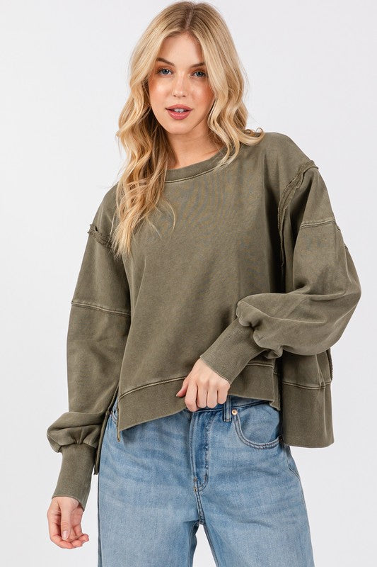 Say it Again Oversized Sweatshirt