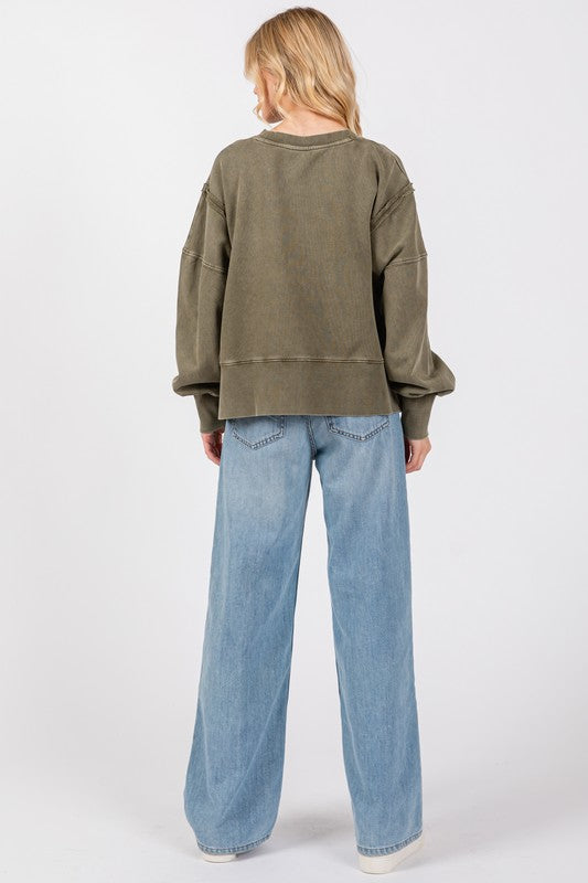 Say it Again Oversized Sweatshirt