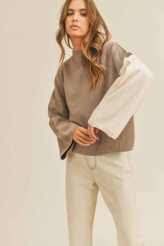Loretta Color Block Sweater