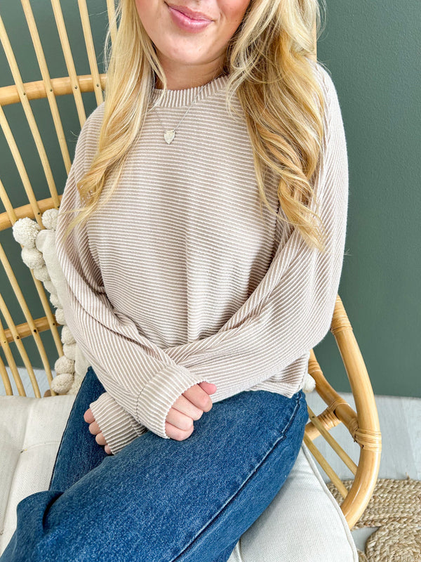Easy Enough Ribbed Top