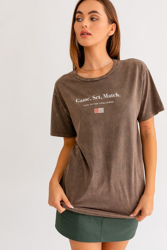 Game, Set, Match Graphic Tee