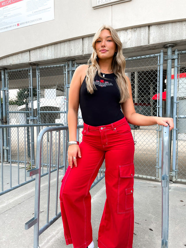 New Day Wide Leg Cargo Jean