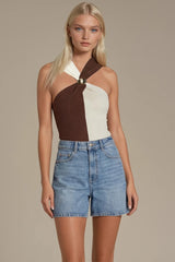 Cross My Heart Colorblock Top