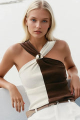 Cross My Heart Colorblock Top