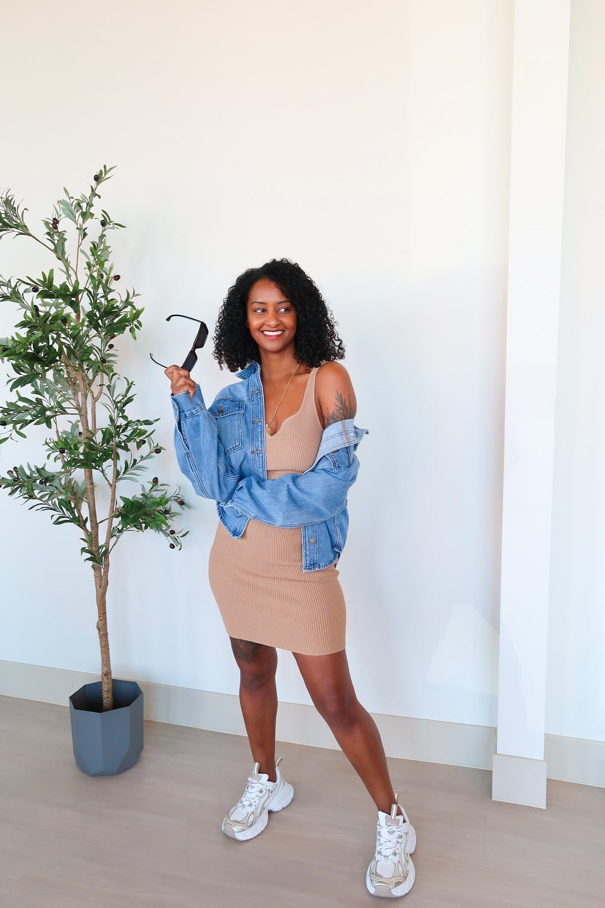Have Confidence Ribbed Bodycon Dress – beyourself boutique