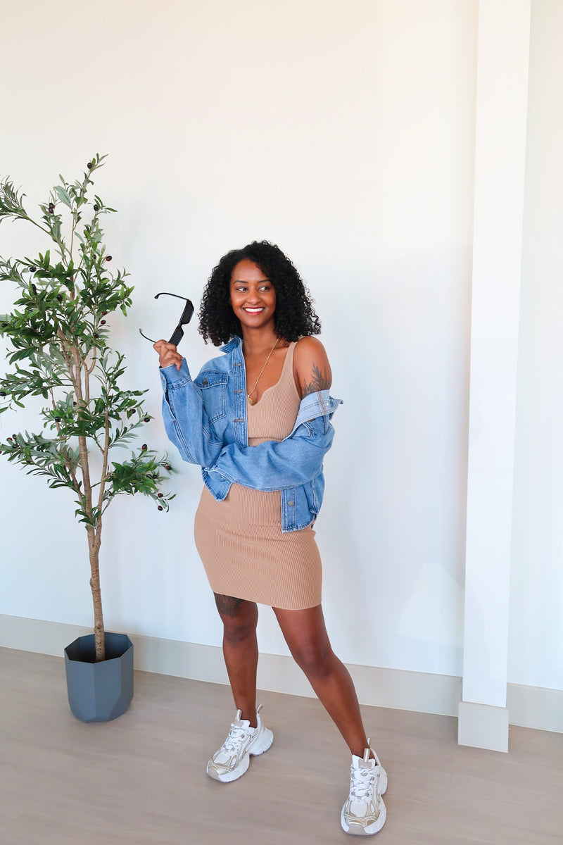 Nylon bodycon dress deals