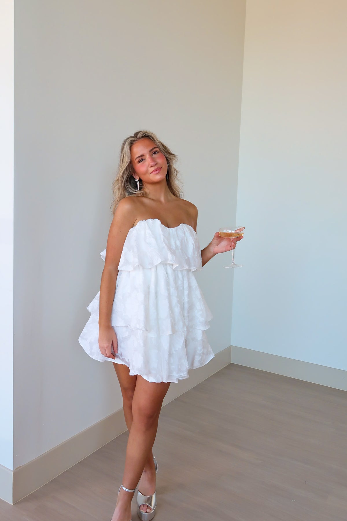 tiered ruffle dress mini Dreamcatcher Ruffle Tiered Mini Dress – beyourself boutique