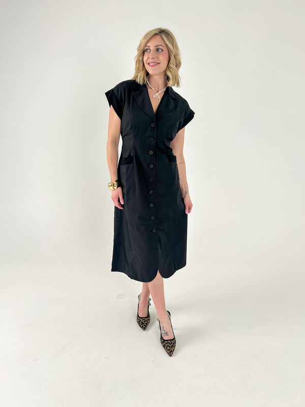 Go Easy On Me Button Up Midi Dress
