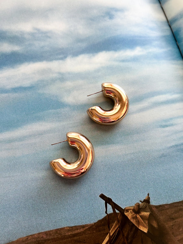 Gibson Thick Hoop Earrings