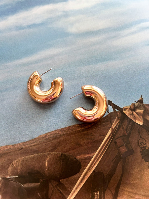 Gibson Thick Hoop Earrings
