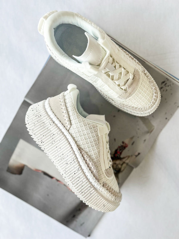 Willow White Lace Up Sneaker