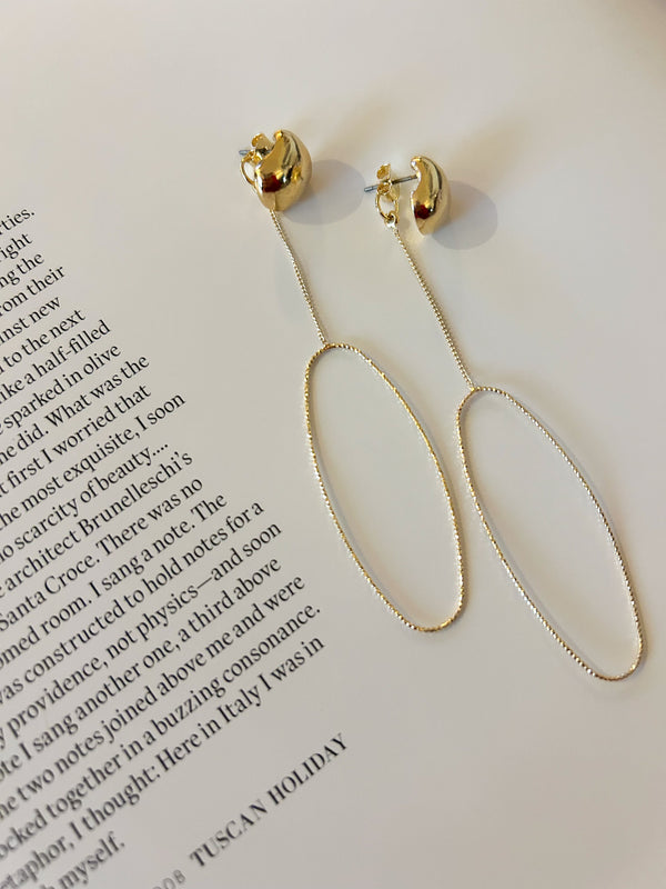 Tori Oval Dangle Earring