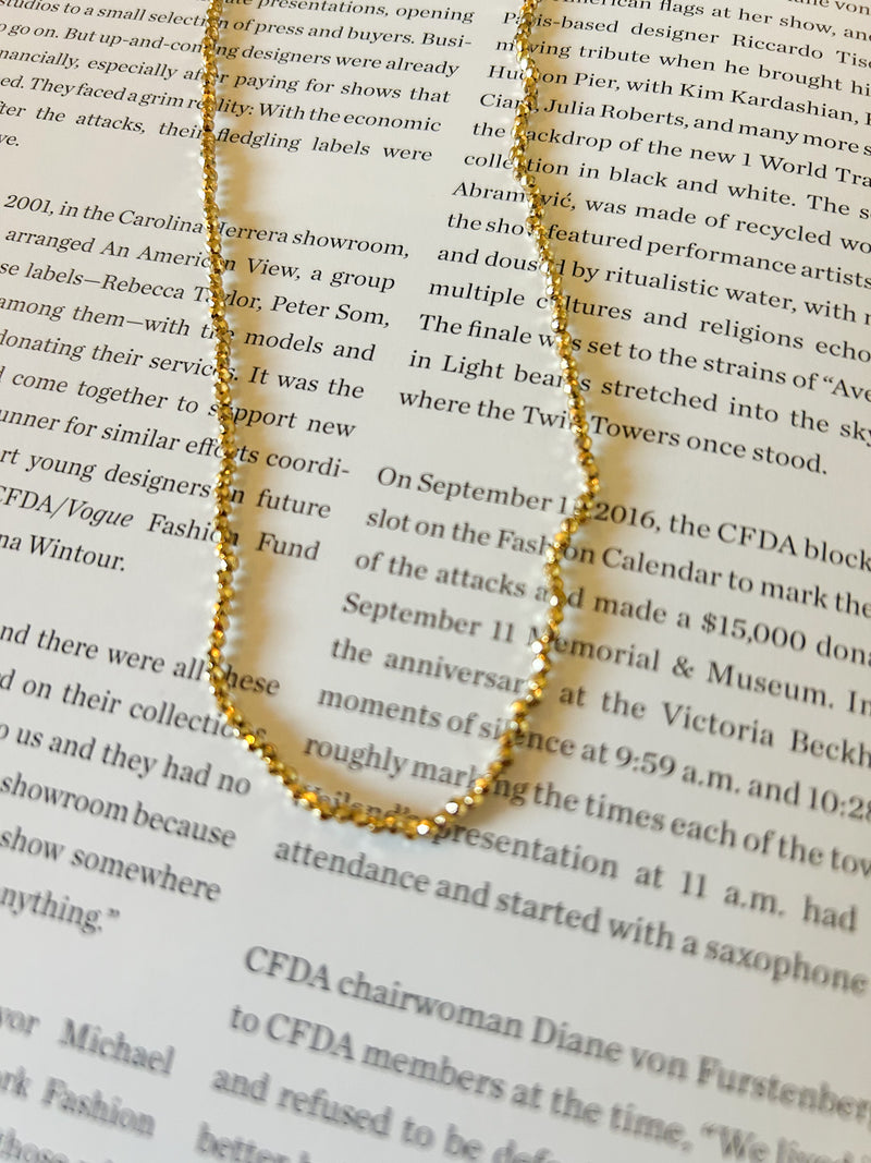 Neville Gold Beaded Necklace