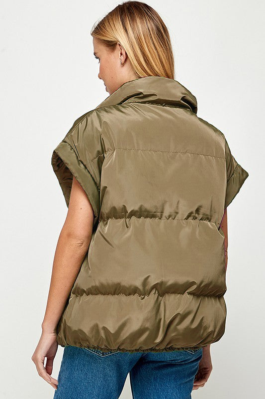 Ready For More Oversized Puffer Vest