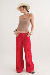 New Day Wide Leg Cargo Jean