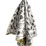 Neutral Meadow Reversible Waffle Towel