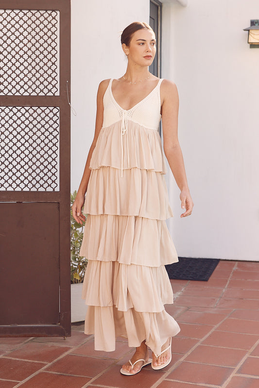 Blissful Moments Tiered Maxi Dress