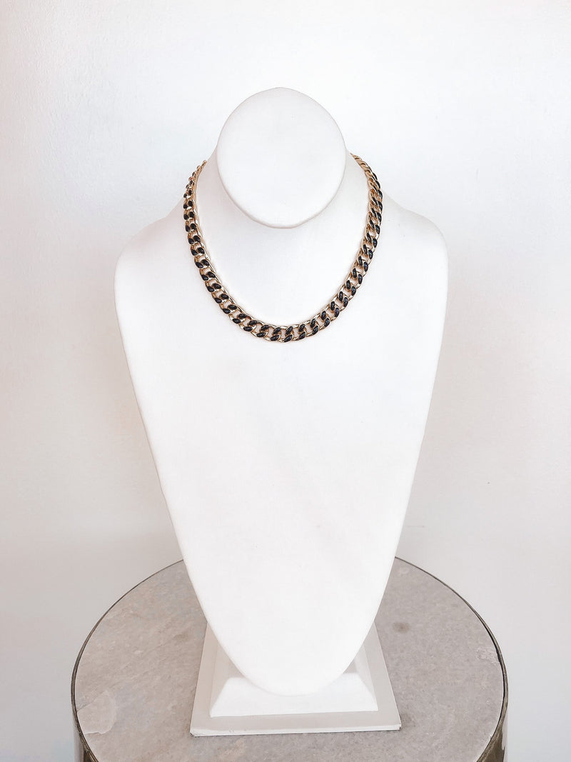 Georgie Gold Chain Link Necklace