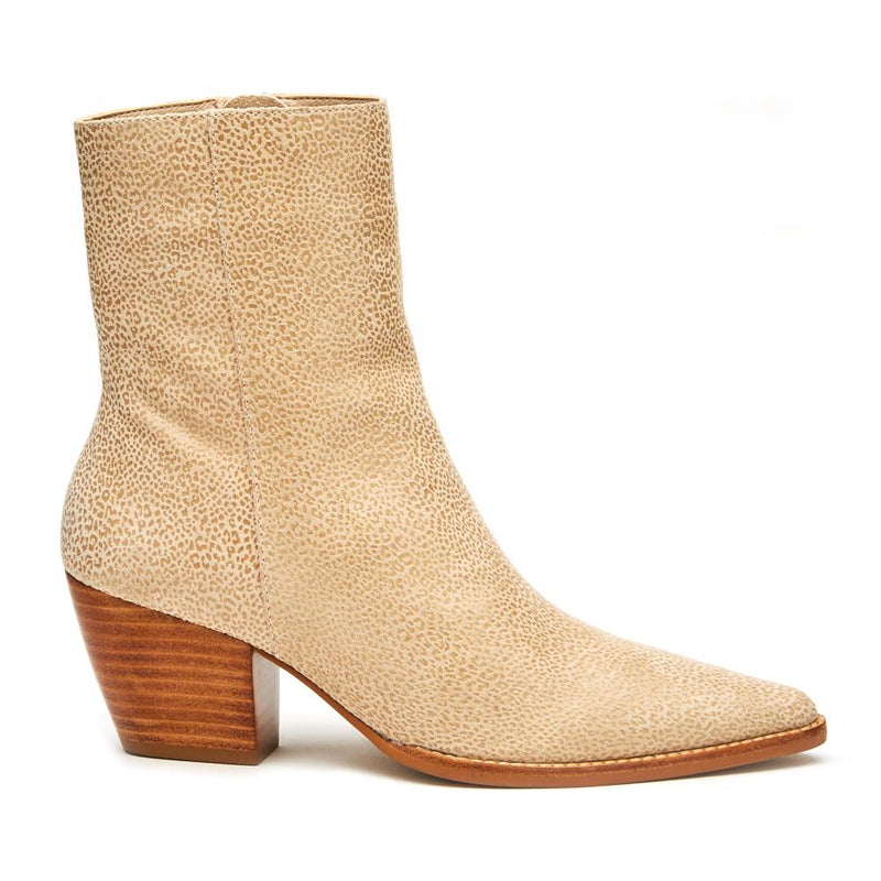 Caty Ivory Leopard Boot